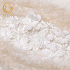 Le alte mode a paillettes Haute merlettano il fiore di lusso del tessuto ricamate