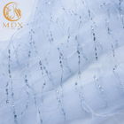 La piuma meravigliosa ha ricamato la lunghezza di Mesh Lace Fabric Shiny Sequins 91.44cm