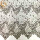 Tessuto di Grey Beaded Decoration Handmade Lace per il vestito da sera